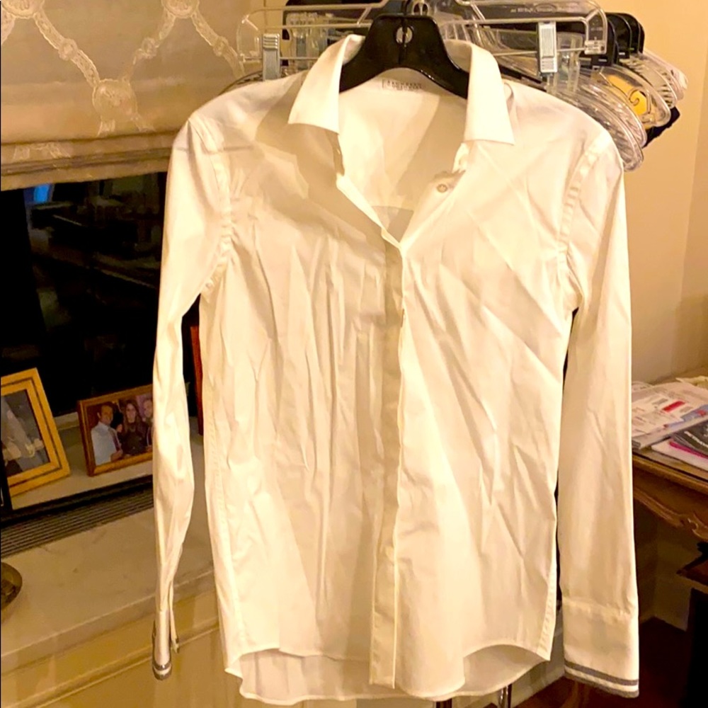 Brunello cucinelli white button down